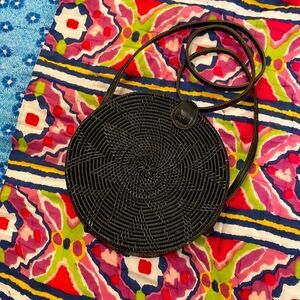 Woven Crossbody Purse